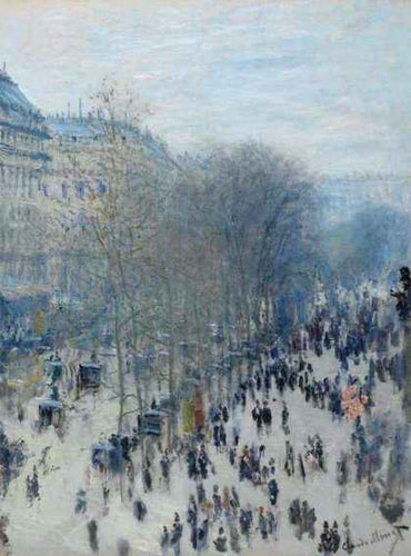 Boulevard Des Capucines (Claude Monet) - Reprodução com Qualidade Museu