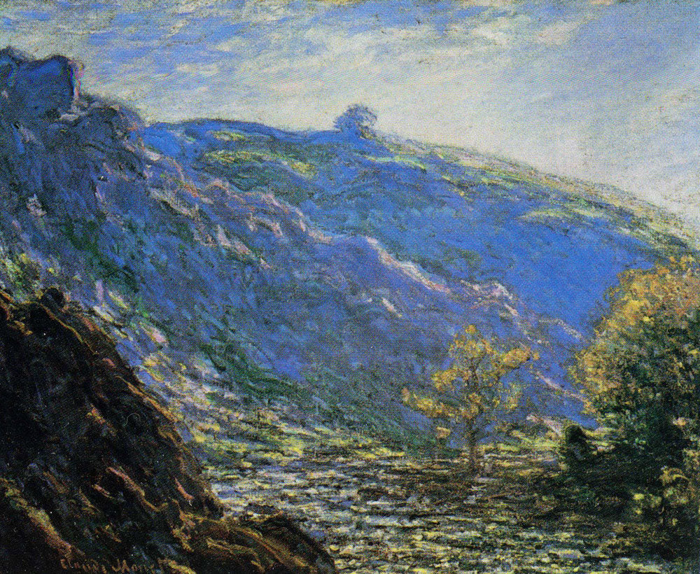 A velha árvore, a luz do sol no Petit Cruese (Claude Monet) - Reprodução com Qualidade Museu