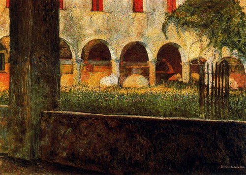 Claustro de S. Onofrio (Umberto Boccioni) - Reprodução com Qualidade Museu