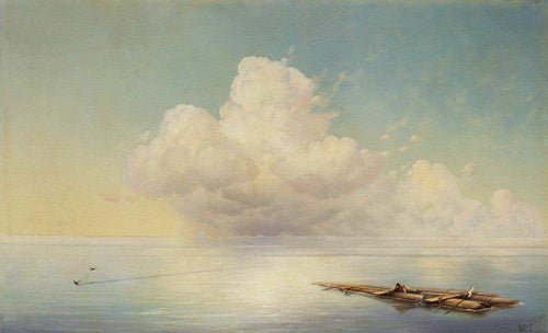 Nuvem sobre o mar calmo (Ivan Aivazovsky) - Reprodução com Qualidade Museu
