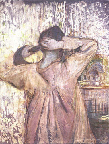 Pentear (Henri de Toulouse-Lautrec) - Reprodução com Qualidade Museu