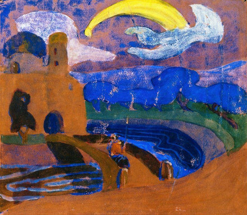 O cometa (Wassily Kandinsky) - Reprodução com Qualidade Museu