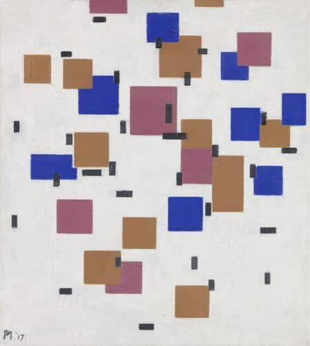 Composição na cor A (Piet Mondrian) - Reprodução com Qualidade Museu