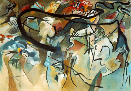 Composição V (Wassily Kandinsky) - Reprodução com Qualidade Museu