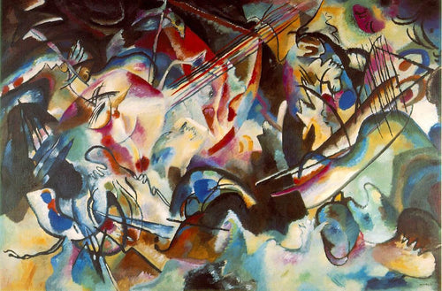 Composição VI (Wassily Kandinsky) - Reprodução com Qualidade Museu