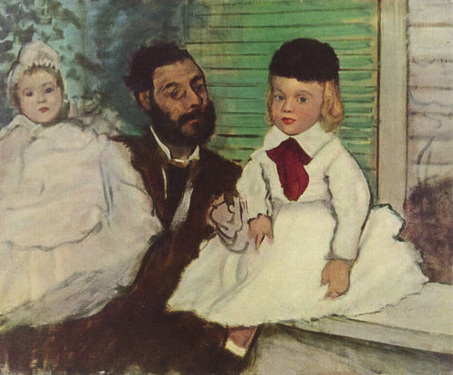 Comte Le Pic e seus filhos (Edgar Degas) - Reprodução com Qualidade Museu