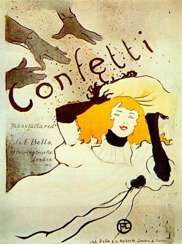 Confete (Henri de Toulouse-Lautrec) - Reprodução com Qualidade Museu