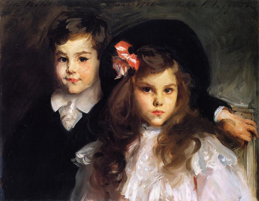 Conrad e Reine Ormand (John Singer Sargent) - Reprodução com Qualidade Museu