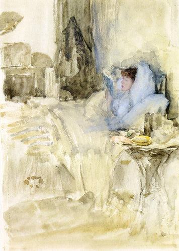 Convalescente (James Abbott McNeill Whistler) - Reprodução com Qualidade Museu