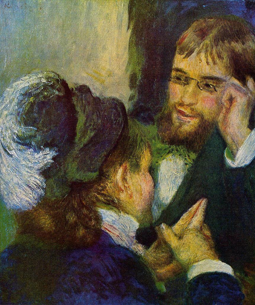 Conversação (Pierre-Auguste Renoir) - Reprodução com Qualidade Museu