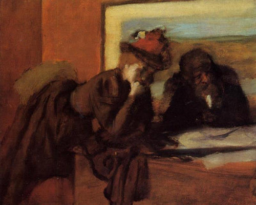 Conversação (Edgar Degas) - Reprodução com Qualidade Museu