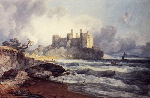 Castelo de Conway (Joseph Mallord William Turner) - Reprodução com Qualidade Museu