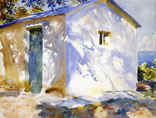 Luzes e sombras de Corfu (John Singer Sargent) - Reprodução com Qualidade Museu