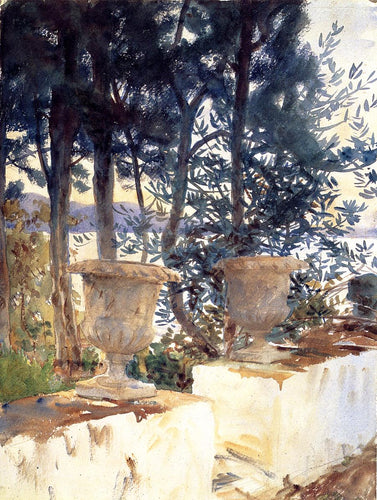 Corfu - O Terraço (John Singer Sargent) - Reprodução com Qualidade Museu