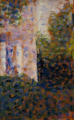 Canto de uma casa (Georges Seurat) - Reprodução com Qualidade Museu