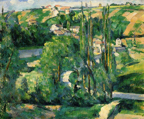 Cote Du Galet, em Pontoise (Paul Cézanne) - Reprodução com Qualidade Museu