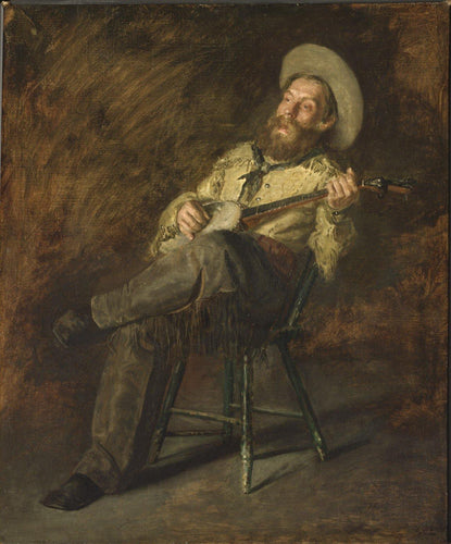 Canto de Cowboy (Thomas Eakins) - Reprodução com Qualidade Museu