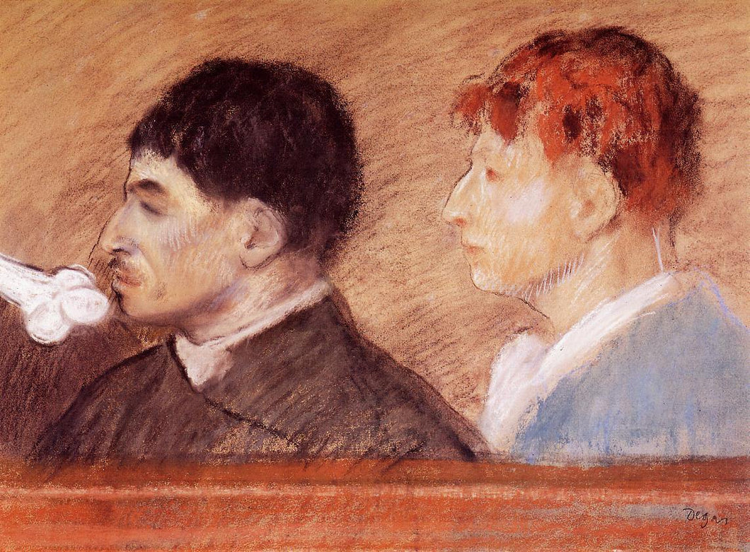 Fisionomias criminais (Edgar Degas) - Reprodução com Qualidade Museu