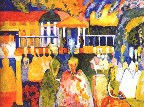 Crinolinas (Wassily Kandinsky) - Reprodução com Qualidade Museu