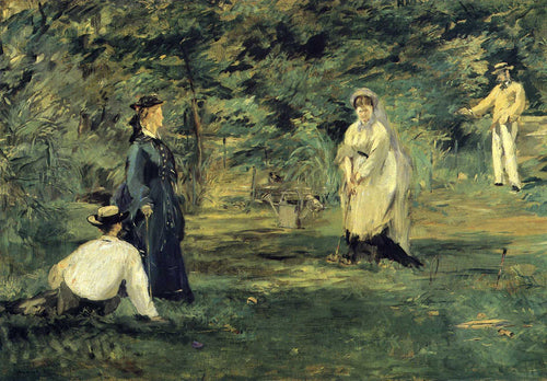 Croquet (Edouard Manet) - Reprodução com Qualidade Museu