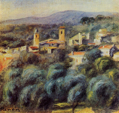 Cros De Cagnes (Pierre-Auguste Renoir) - Reprodução com Qualidade Museu