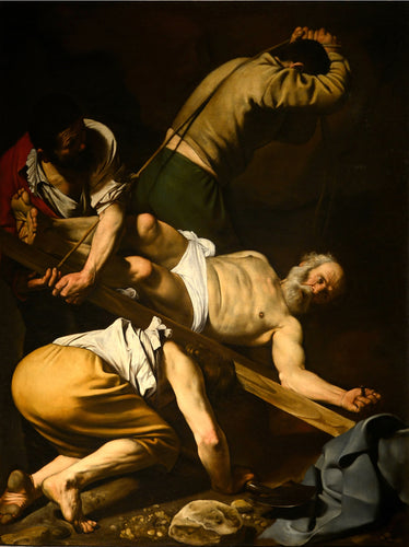 Crucificação de São Pedro (Caravaggio) - Reprodução com Qualidade Museu