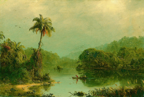 Paisagem Tropical (Frederic Edwin Church) - Reprodução com Qualidade Museu