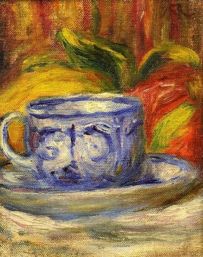 Copo e fruta (Pierre-Auguste Renoir) - Reprodução com Qualidade Museu