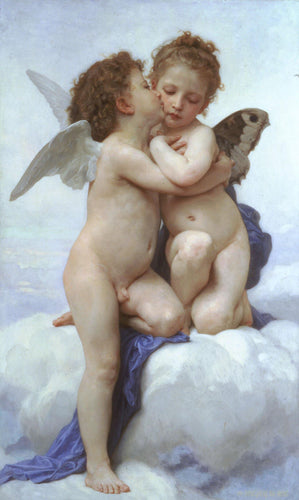 Cupido e Psiquê (William-Adolphe Bouguereau) - Reprodução com Qualidade Museu