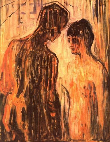 Cupido e Psiquê (Edvard Munch) - Reprodução com Qualidade Museu