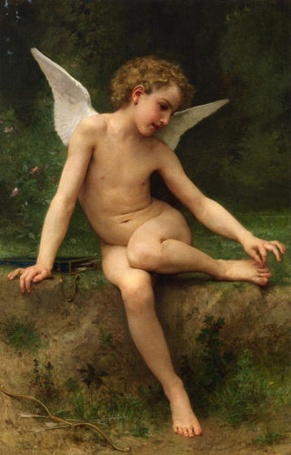 Cupido com Espinho (William-Adolphe Bouguereau) - Reprodução com Qualidade Museu