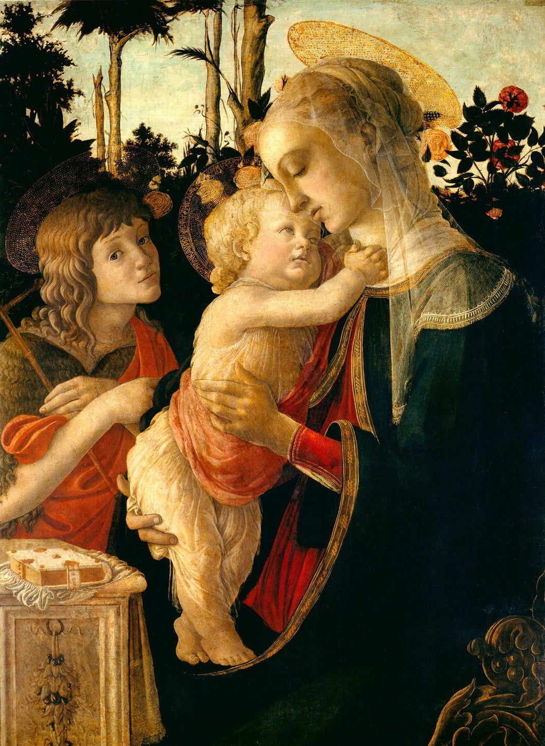 Madonna e criança com o jovem João Batista - Replicarte