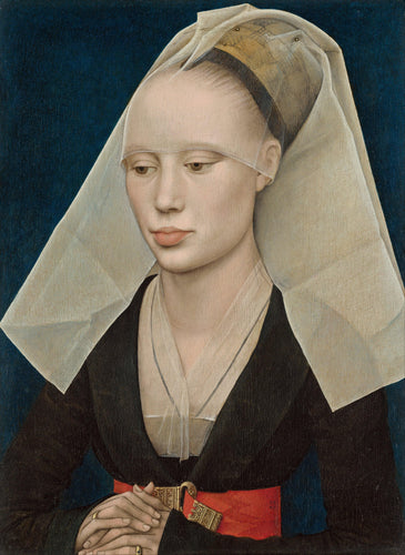 Retrato de uma senhora com chapéu alado - Replicarte