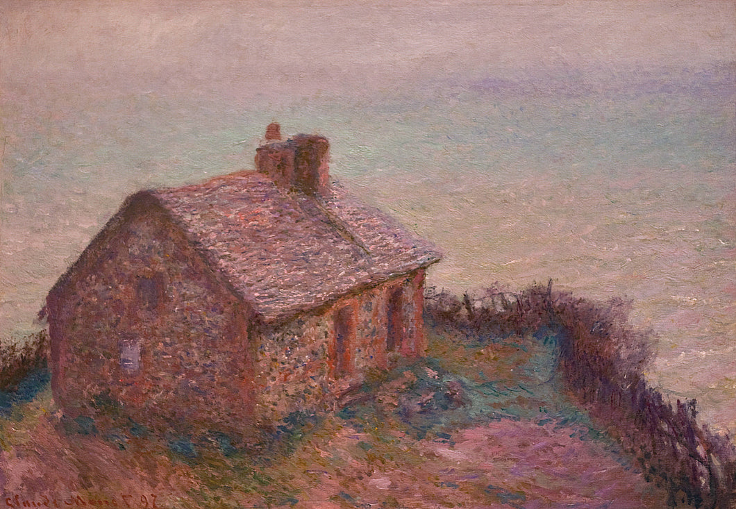 Alfândega em Varengaville (Claude Monet) - Reprodução com Qualidade Museu
