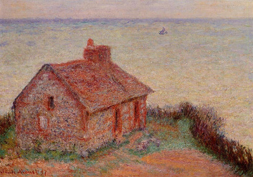 Alfândega, efeito rosa (Claude Monet) - Reprodução com Qualidade Museu