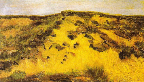 Paisagem com duna (Vincent Van Gogh) - Reprodução com Qualidade Museu
