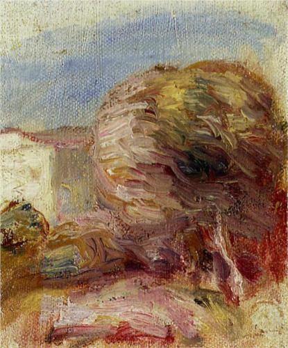 La Poste em Cagnes (Pierre-Auguste Renoir) - Reprodução com Qualidade Museu