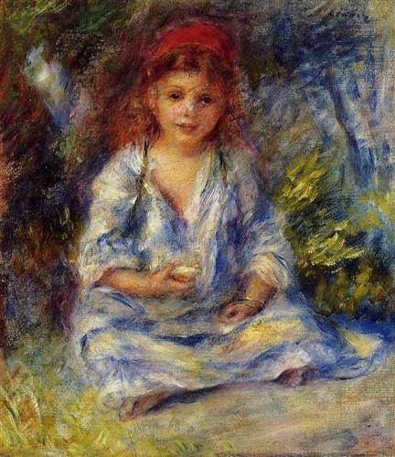 A menina argelina (Pierre-Auguste Renoir) - Reprodução com Qualidade Museu