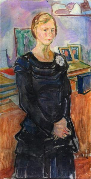Maggie Torkildsen (Edvard Munch) - Reprodução com Qualidade Museu