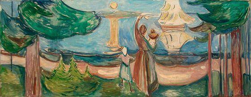 Adeus - Freia Frieze Iii (Edvard Munch) - Reprodução com Qualidade Museu
