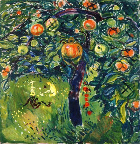 Árvore de maçã (Edvard Munch) - Reprodução com Qualidade Museu