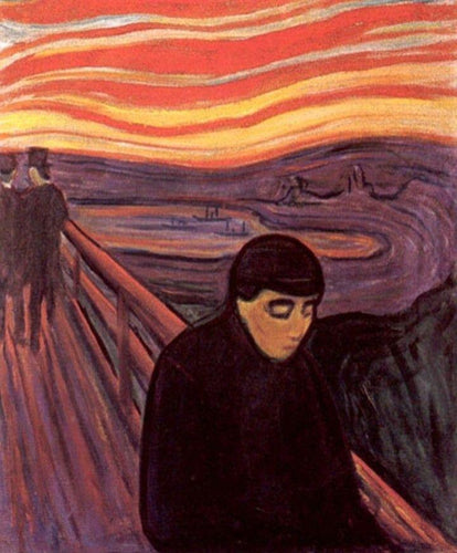 Desespero (Edvard Munch) - Reprodução com Qualidade Museu