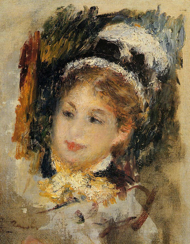 Dame En Toilette De Ville (Pierre-Auguste Renoir) - Reprodução com Qualidade Museu