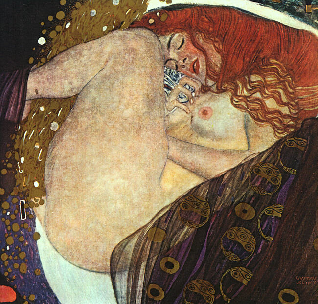 Danae (Gustav Klimt) - Reprodução com Qualidade Museu