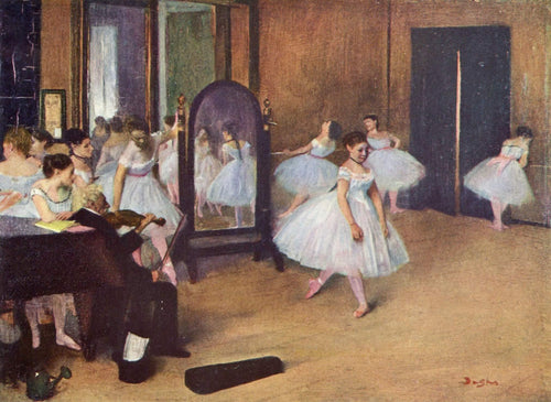 Aula de dança (Edgar Degas) - Reprodução com Qualidade Museu
