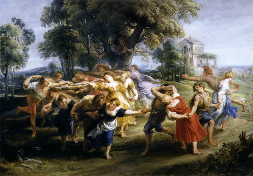 Dança dos aldeões italianos (Peter Paul Rubens) - Reprodução com Qualidade Museu