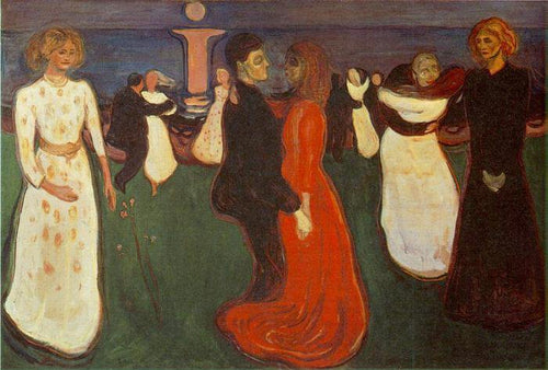 A dança da vida (Edvard Munch) - Reprodução com Qualidade Museu