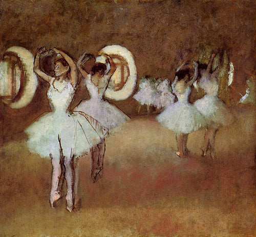 Ensaio de dança no estúdio da ópera (Edgar Degas) - Reprodução com Qualidade Museu