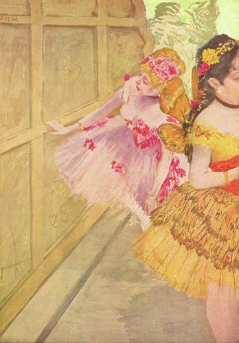 Dançarino contra um palco plano (Edgar Degas) - Reprodução com Qualidade Museu