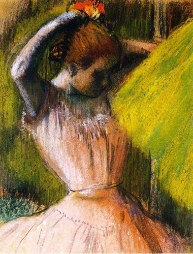 Dançarina Arranjando o Cabelo (Edgar Degas) - Reprodução com Qualidade Museu